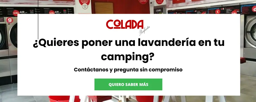 Servicio de lavandería para campings